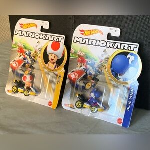 Hot Wheels MARIOKART: TOAD & BLUE YOSHI